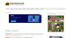 Desktop Screenshot of musicagaucha.com